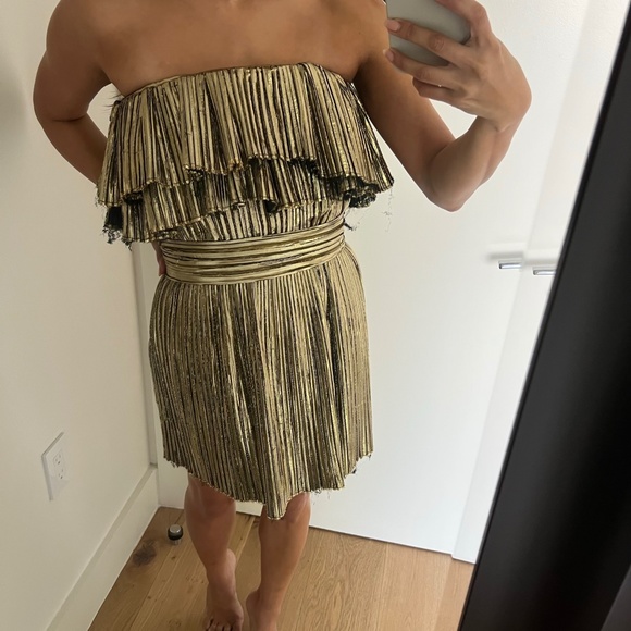 Saint Laurent | Dresses | Saint Laurent Gold Lame Foil Dress Size 36 Us Or 2 | Poshmark Saint Laurent | Dresses | Saint Laurent Gold Lame Foil Dress Size 36 Us Or 2 | Poshmark